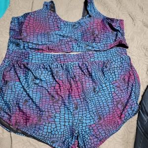 Torrid 6 Swim Shorts & Top